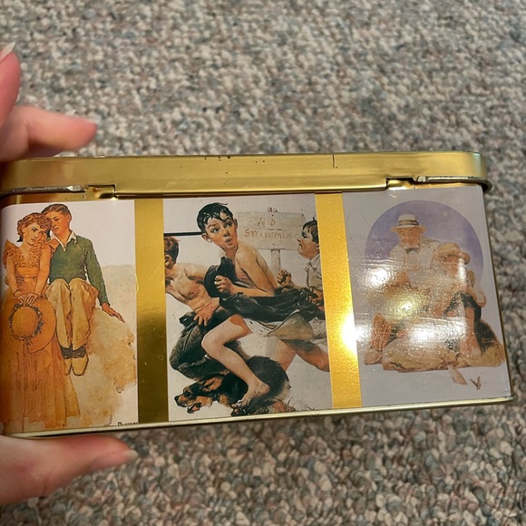 Vintage 1994 Norman Rockwell tin Exclusively for Case Manufacturing Co. - Picture 6 of 11